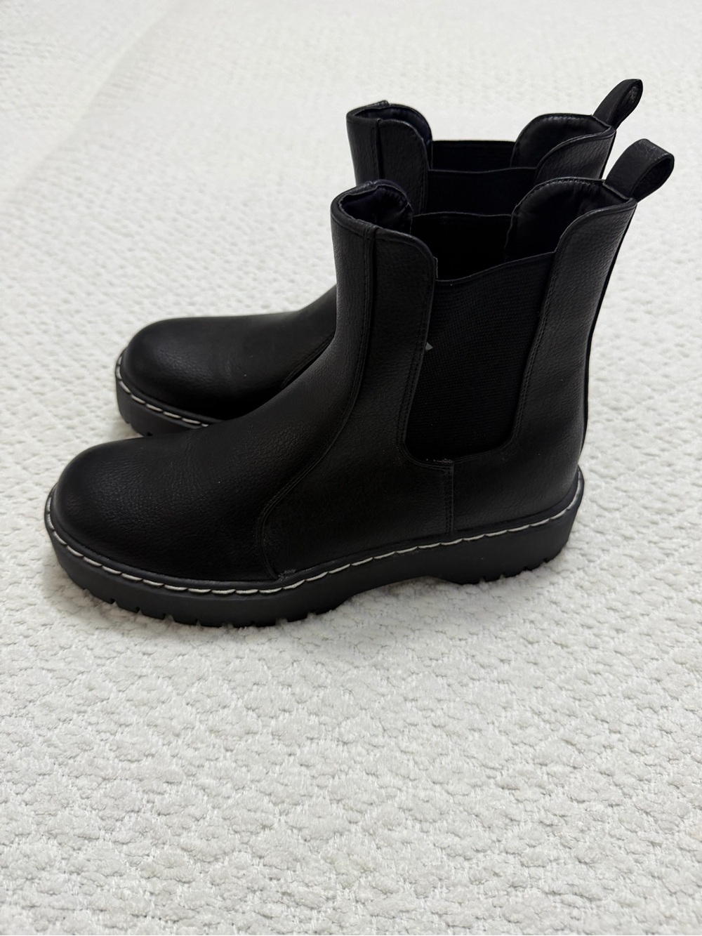 Sincerely Jules Hippie 2 Black Chunky Combat Boots Women’s Size 8.5 - Picture 6 of 12